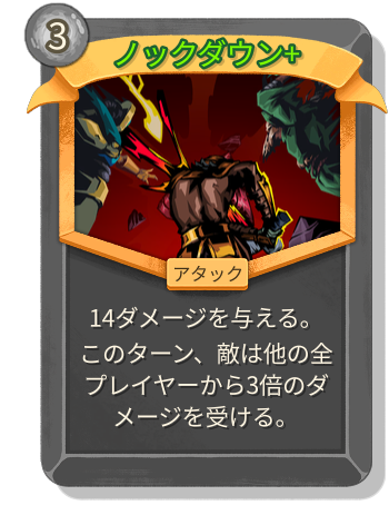 ノックダウン+