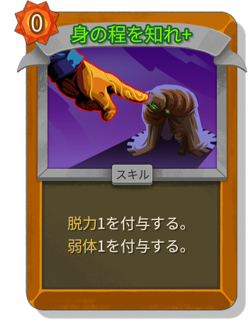 身の程を知れ+