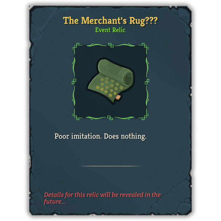 The Merchant's Rug???