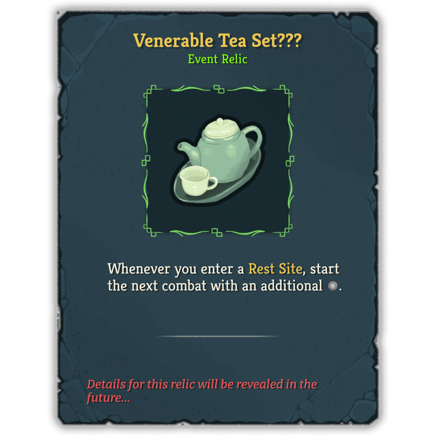 Venerable Tea Set???