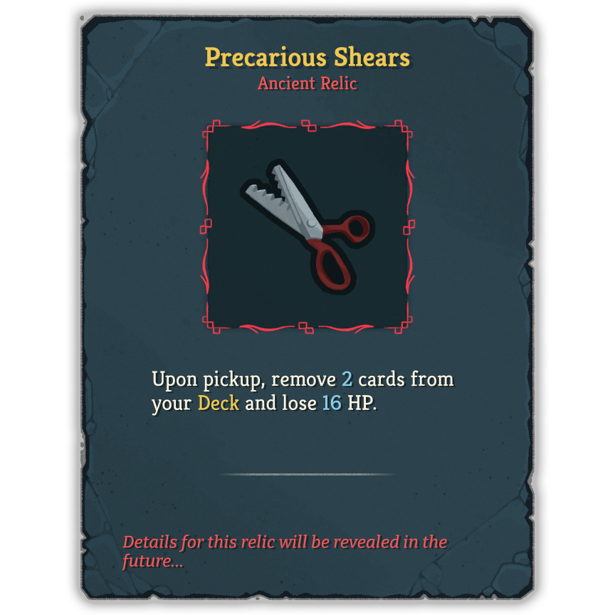 Precarious Shears