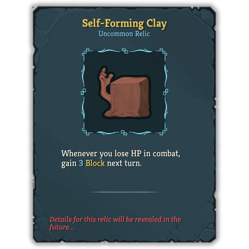 Self-Forming Clay