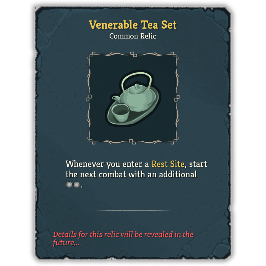 Venerable Tea Set