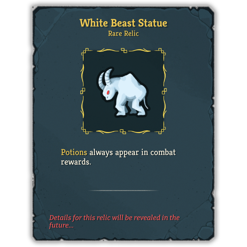 White Beast Statue